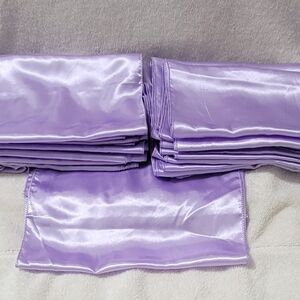 Lavender Satin Table Runners